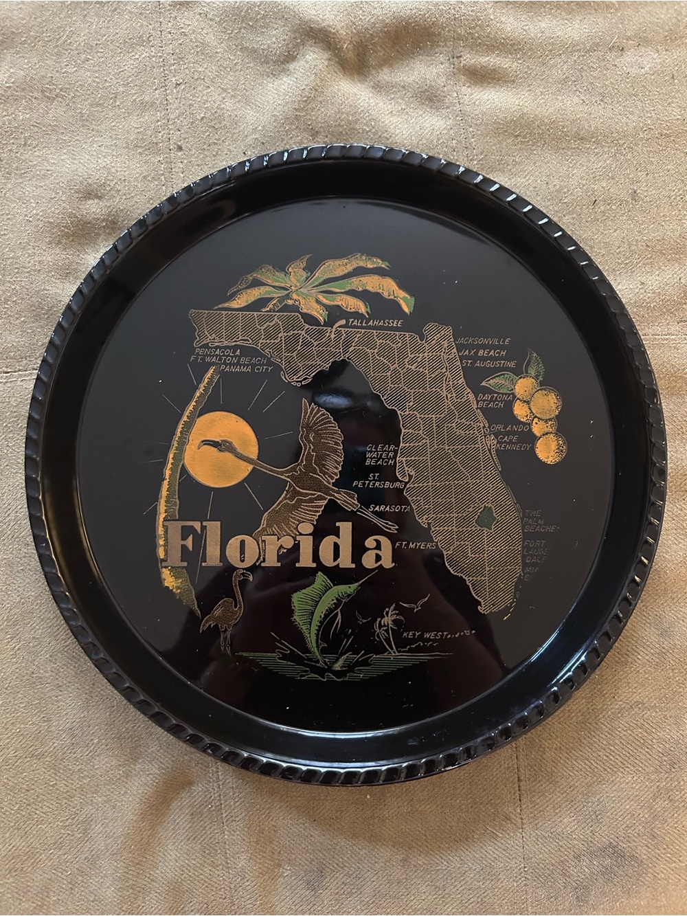 Vintage Florida Tray